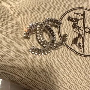 Baguette Crystal CC Brooch